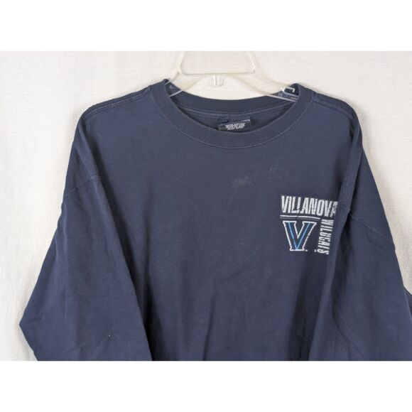 Y2k JanSport Villanova Wildcats Long Sleeve T-Shirt Blue Men's Size XL - Picture 2 of 12